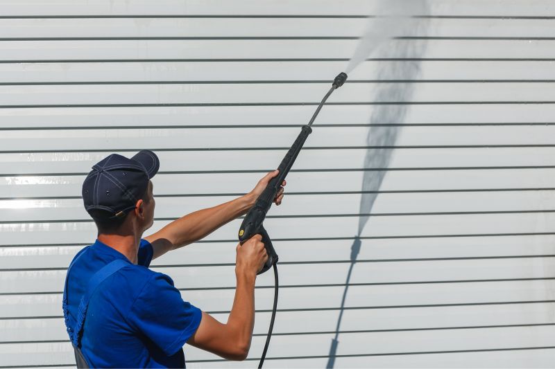 Powerwashing Technician at Work